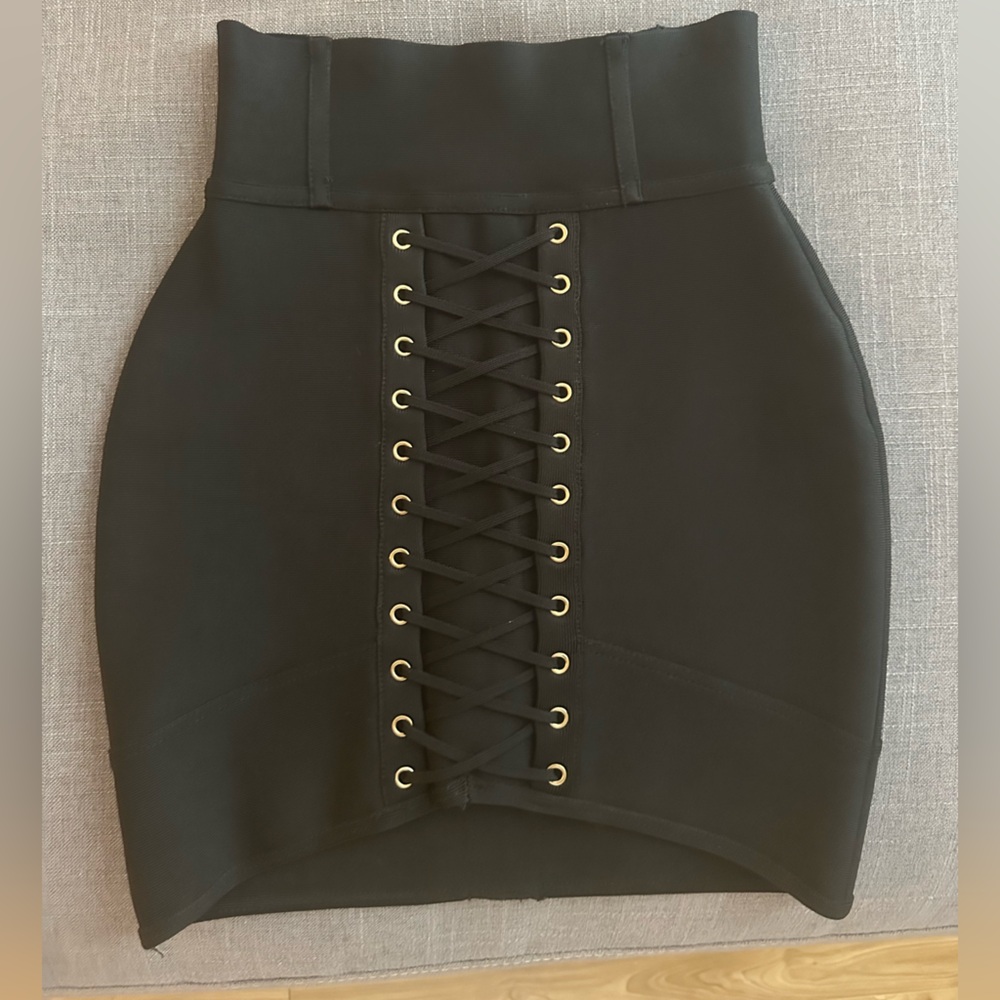 House of CB London black pencil skirt size small